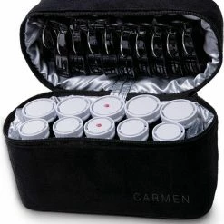 Carmen C2010 - Reis Krulset - 10 Rollers - Inclusief Reisetui - Dual Voltage