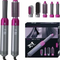Merkloos Airwrap Krultang - Trendy Air Styler - 5 In 1 Multi Styler -