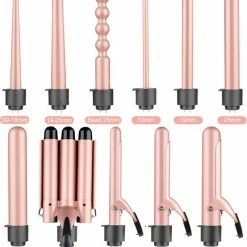 Np-products Np Products - Wafeltang - 5 In 1 Krultang Set - Krullen - Keramisch - Keramische Krultang - Krulspelden - Lang Haar - Kort Haar - Haar - Opzetstukken - -Babyliss Shop 550x605 4