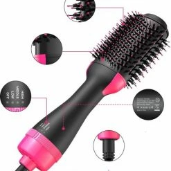 Merkloos 5 In 1 Elektrische Haarborstel - Krultang - Stijltang - Föhn - Volumizer - Haardroger - Borstel - Stijl & Krullend Haar - 1000W -Babyliss Shop 550x608 6