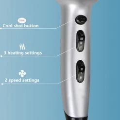 Aigostar Haardroger Daphne 32GPO - F?hn Met Diffuser 2200 Watt, Zilver -Babyliss Shop 550x610 4