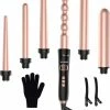 Purelab 6-in-1 Keramische Krultang - Haarkruller Met Opzetstukken - Incl. Handschoen En Haarclips - Curling Iron - 120-220?C