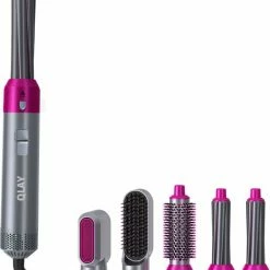 Babyliss Shop 4 QLAY? Airwrap - 5 In 1 Set - Hairwrap - Krulborstel - Hete Lucht F?hn - Airwrap - Styler - Warmteborstel - Vernieuwde Airwrap - Augustus 2022 Editie | Wafeltang