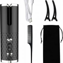 Babyliss Shop 19 CJ Royals Automatic Hair Curler - Wireless - LCD Display - Ceramic