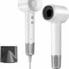 Laifen Swift - Negatieve Ionen Hoge Snelheid Snel Droog Haardroger/Föhn - Zwart/1.8m - 1600W/110.000 RPM - 3 Snelheden Uitermate Stil (59dB) - Wit
