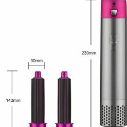 BC Fohn 5-IN-1 Set - Haardroger - F?hn - F?hnborstel - Krulborstel - Haarborstel - Stijlborstel - Magic Brush - Multistyler - Hetelucht Borstel - Hairdryer - Haar Styling -Babyliss Shop 550x630