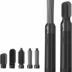 Merkloos Airwrap | Nieuwe Versie V2 | Multistyler | 5 IN 1 SET | Hetelucht F?hn | Airstyler | F?hnborstel | Hetelucht Borstel | Krulborstel | Styling | Hairstyler | -Babyliss Shop 550x633