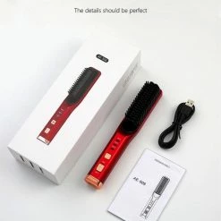 Royaume De La Beaut? Draadloze Stijlborstel | Roze | Elektrische Haarborstel | Stijltang Hairbrush | Straight Brush | Stijltang | Stijl Brush | Haarborstel Hair Brush | Stylingtool | Straightener -Babyliss Shop 550x648