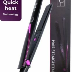 Jocam - Stijltang En Krultang - Keramische Coating - Automatische Temperatuur - Zwart