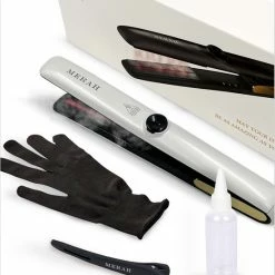 Merah Stijltang Op Basis Van Stoom - Steampod - Infrarood Technologie Stoomstijltang - Wit/goud -Babyliss Shop 550x660 11