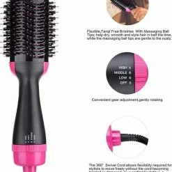 Merkloos 5 In 1 Elektrische Haarborstel - Krultang - Stijltang - Föhn - Volumizer - Haardroger - Borstel - Stijl & Krullend Haar - 1000W -Babyliss Shop 550x660 7