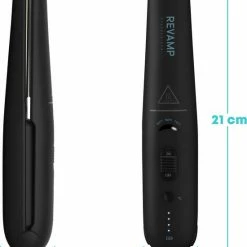 Revamp Progloss Liberate Draadloze Mini Stijltang - Kleine Stijltang - Keramisch - Incl. Reisetui -Babyliss Shop 550x669 1