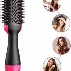 Merkloos 5 In 1 Elektrische Haarborstel - Krultang - Stijltang - Föhn - Volumizer - Haardroger - Borstel - Stijl & Krullend Haar - 1000W -Babyliss Shop 550x690