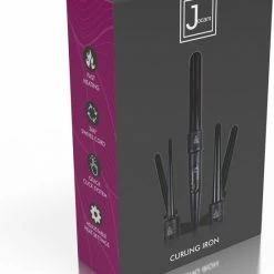 Jocam? 5-in-1 Keramische Krultang Met Opzetstukken ? Golvenkrultang ? Curling Wand Krultang Zonder Klem ? Hair Curler - Zwart -Babyliss Shop 550x718