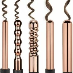 EIJK PRO - 5 In 1 Krultang Met Opzetstukken - Krultangen - Hair Curler - Rose - Kerst Cadeau -Babyliss Shop 550x719 1