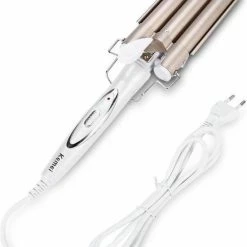 Kemei Professional Golvenkrultang ? Krultang Titanium Tourmaline ? Pearl Pro Curl 22 Mm