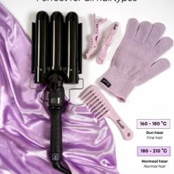 Bombé Waver - Wafeltang - Golvenkrultang - 32mm - Zwart -Babyliss Shop 550x733 24