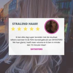 SKYSISTERS 3-in-1 F?hn Brush Borstel - Hot Air Brush - Ronde F?hn Kop - Zwart/Roze -Babyliss Shop 550x733 30