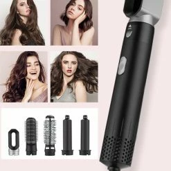 Merkloos Hairwrap | Multistyler | 5 IN 1 SET | Hetelucht F?hn | Airstyler | F?hnborstel | Hetelucht Borstel | Krulborstel | 5 In 1 Krultang | 5 In 1 Styler | Styling | Airwrap | Airwrap Krultang | Airwrap Styler | Hairstyler | Haarstyler | Tiktok | -Babyliss Shop 550x738