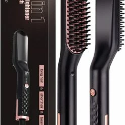 Rision Elektrische 3 In 1 Haarborstel - Baardborstel - Stijltang - Haarverzorging - Baardverzorging -Babyliss Shop 550x741