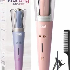 Automatische Krultang Keramische Haarkruller Hair Curler – Meerdere Kleuren – Roze - RAVEG