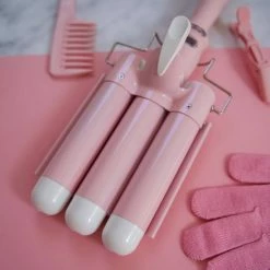 Bombé Waver - Wafeltang - Golvenkrultang - Baby Pink 32mm 19 Bombé Waver - Wafeltang - Golvenkrultang - Baby Pink 32mm -Babyliss Shop 550x750 2