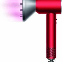 Dyson Supersonic 1600 W Rood, Zilver