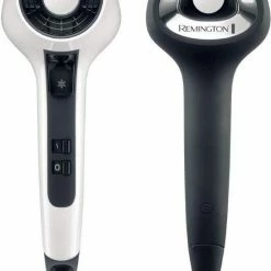 Remington Haardroger Air3D D7779, (Ionisch, Krachtige 3D Luchtstroom, 110 Km/u, Extra Lichte Haardroger, Met Diffuser, 3 Opzetstukken, Luxe Opbergkoffer), Wit -Babyliss Shop 550x811