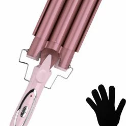 Ofille Golvenkrultang - Wafeltang - Wave Krultang - 25mm Roze