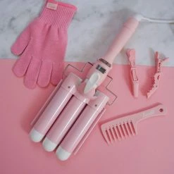 Bombé Waver - Wafeltang - Golvenkrultang - Baby Pink 32mm 12 Bombé Waver - Wafeltang - Golvenkrultang - Baby Pink 32mm -Babyliss Shop 550x825 16
