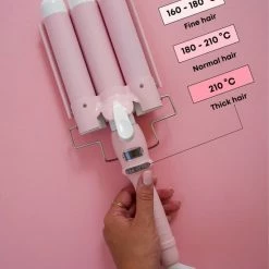 Bombé Waver - Wafeltang - Golvenkrultang - Baby Pink 32mm 16 Bombé Waver - Wafeltang - Golvenkrultang - Baby Pink 32mm -Babyliss Shop 550x825 17