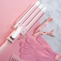 Bomb? Waver - Golvenkrultang - Wafeltang - Baby Pink 20mm -Babyliss Shop 550x825 25